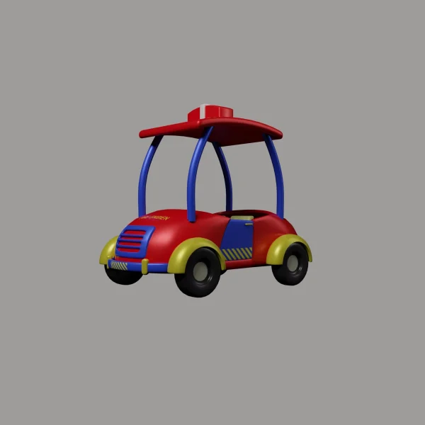 kids Cartoon Fire Car