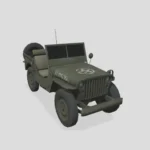 army jeep free 3d model