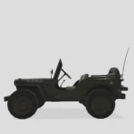 army jeep free 3d model