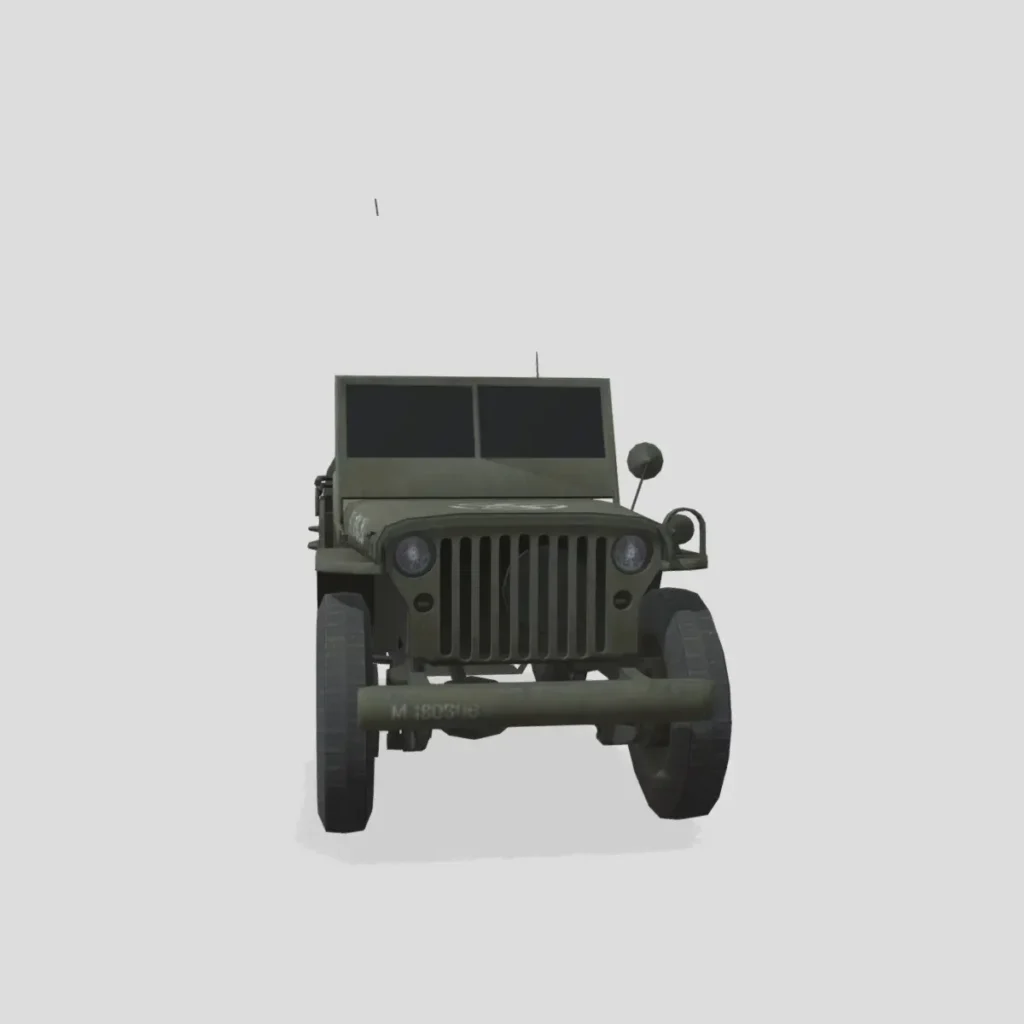 army jeep free 3d model