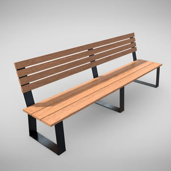 Park Bench 3D Model