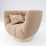 single sofa free low poly 3d-model