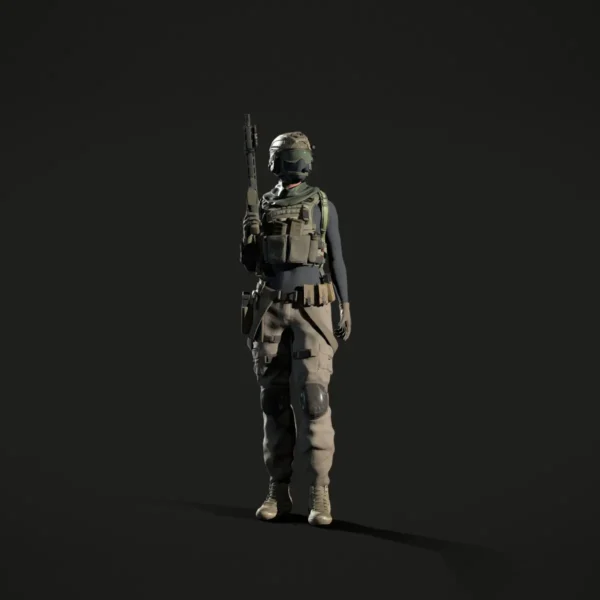 Soldier Dress Girl