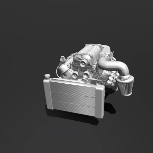 Supercharged LS V8 Engine 1