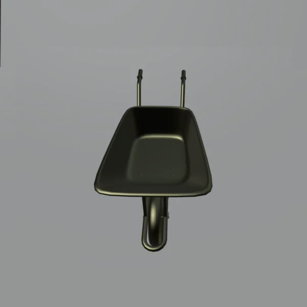 Wheelbarrow Lowpoly 3D Model