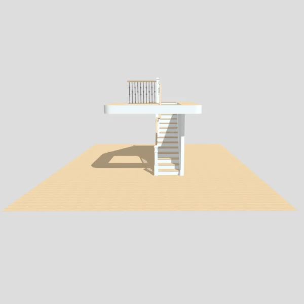 Building Stairs 3D Model